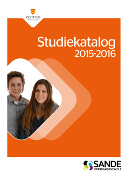 studiekatalogen for 2015-2016