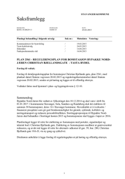 Saksfremlegg - Stavanger kommune