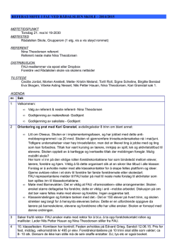 Referat FAU 21.5.2015