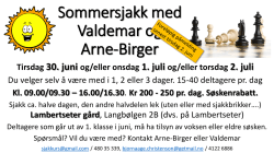 Sommersjakk med Valdemar og Arne-Birger
