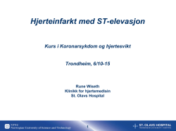 STEMI - St. Olavs Hospital