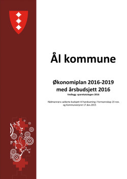 Her finn du Økonomiplan 2016-2019