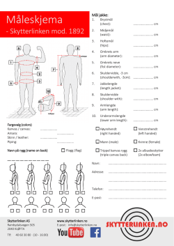 Måleskjema - Skytterlinken AS