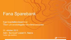 Fana Sparebank - Egenkapitalbevis