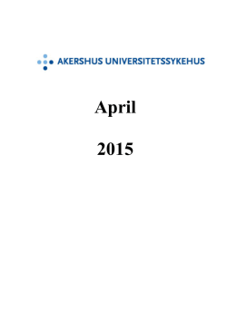 Sak 35-15 Vedlegg 1 Rapport april 2015