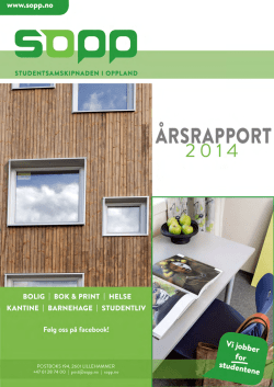 Årsrapport for 2014