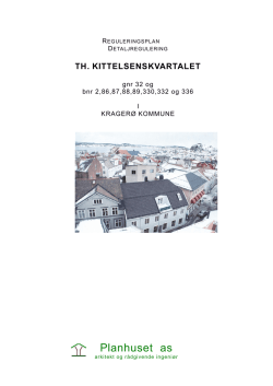 Planhuset as - Kragerø kommune