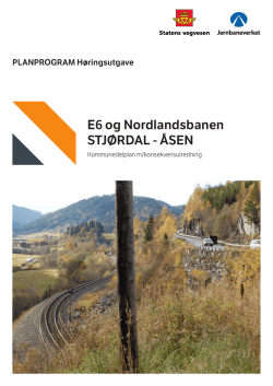 Planprogram Stjørdal Åsen