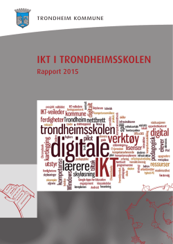 Rapport 2015: IKT i trondheimsskolen