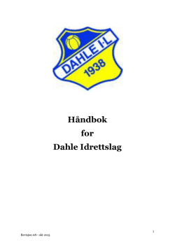 Håndbok for Dahle Idrettslag