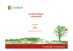 Jordproduksjon Lindum AS
