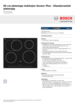 Bosch PIB 601N27E