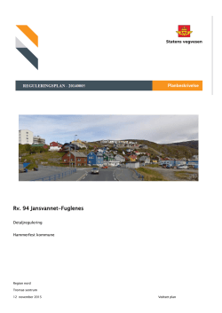 Planbeskrivelse - Hammerfest kommune