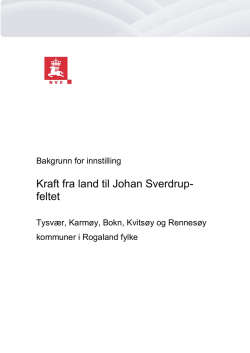 Bakgrunn for vedtak småkraftverk
