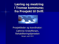 Læring og mestring i Tromsø kommune