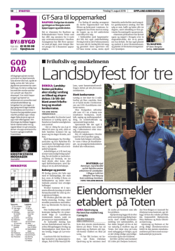 Landsbyfest omtale OA 12.08.15