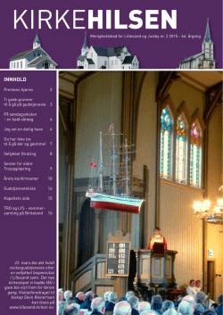 Kirkehilsen 2/2015 - Lillesand menighet