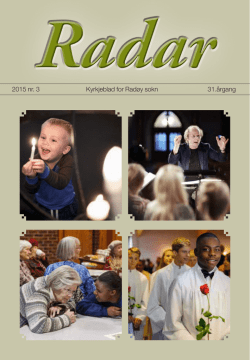 Radar 2015 nr 3 - Den norske kirke