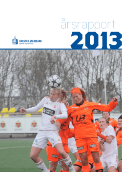 Årsrapport 2013 - Harstad Sparebank