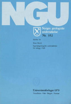 Universitetsforlaget 1979 - Norges geologiske undersøkelse