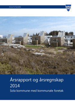 regnskap 2014 - Sola kommune