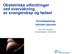 presentasjon 2 Obstetriske