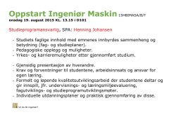 Maskin - Høgskolen i Gjøvik