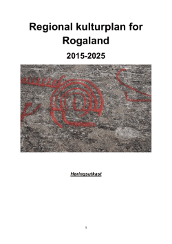 Regional kulturplan for Rogaland 2015-2025