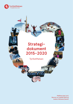 Strategidokument 2015-2020
