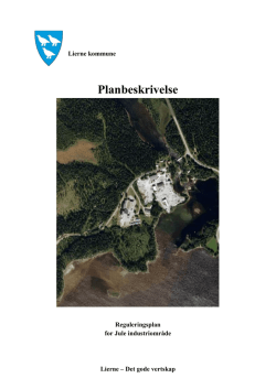 Planbeskrivelse - Lierne kommune