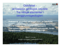The Oslo Region - Norges geologiske undersøkelse