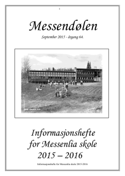 Infohefte 2015-2016