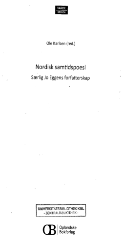 Nordisk samtidspoesi