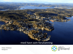 Presentasjon av Grenland Havn v/ Petter Ellefsen
