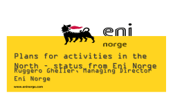 Rugerro Gheller, ENI Norge