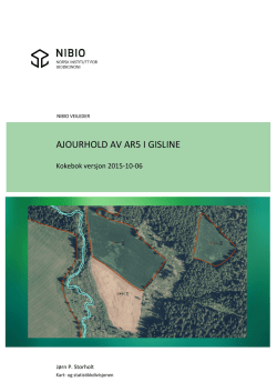 AJOURHOLD AV AR5 I GISLINE