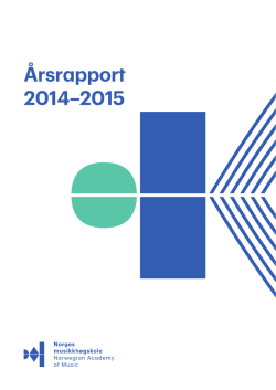 Årsrapport 2014–2015