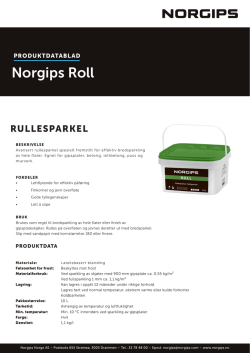 Norgips Roll
