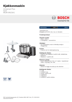 Bosch MUM 6N23A1