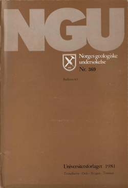 W - Norges geologiske undersøkelse