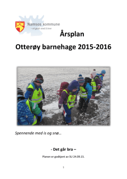 Årsplan 2015-16 - MinBarnehage.no