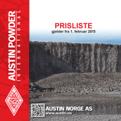 PRISLISTE - Austin Norge AS