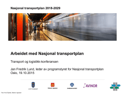 Nasjonal transportplan 2018-2029
