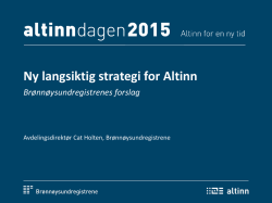 Ny langsiktig strategi for Altinn - Altinnett