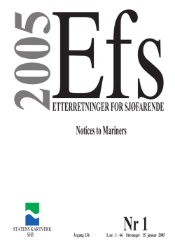 Efs 1-2005 - Kartverket