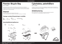 Pannier Bicycle Bag Cykelväska, pakethållare