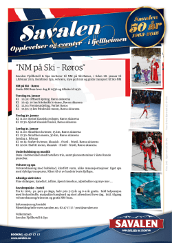NM på Ski – Røros”