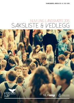 SAKSLISTE & VEDLEGG