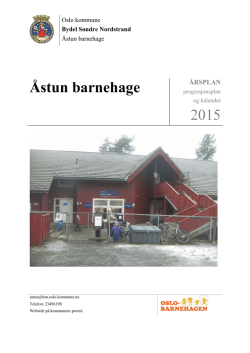 Last Ned PDF - Oslo Barnehagen