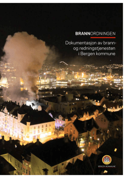 Dokumentasjon av brann- og redningstjenesten i Bergen kommune